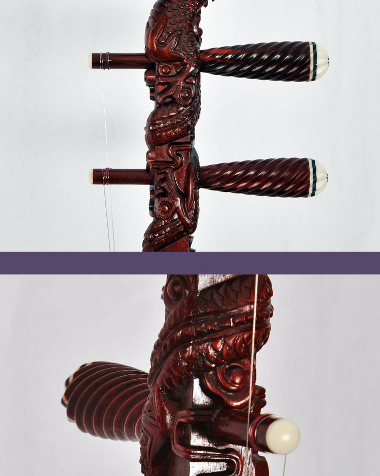 Guoyue lobular rosewood erhu erhu nhạc cụ vòi erhu rosewood erhu một cặp một bán đàn piano hộp phụ kiện - Nhạc cụ dân tộc mua sáo