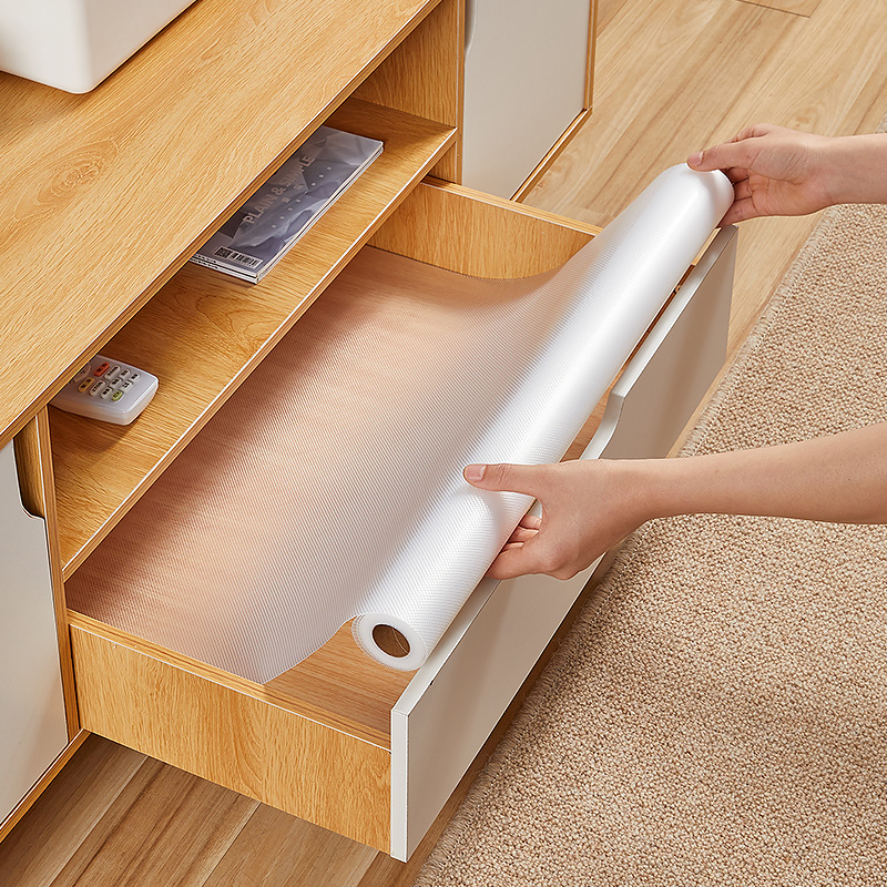 Japan Kitchen Drawers Cushion Paper Antibacterial Moisture-Proof Cushion Overall Cabinet Wardrobe Wardrobe Cabinet Mat thickened anti-oil and waterproof stickers