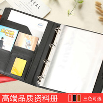 A4 folder Multi-layer transparent insert type _ 册子 活 收纳_ loose-leaf storage a4 bag 100-page large-capacity multi-page album folder Work fund-raising information book 60 certificate spectrum folder 40 picture folder 80 illustration 30 leather