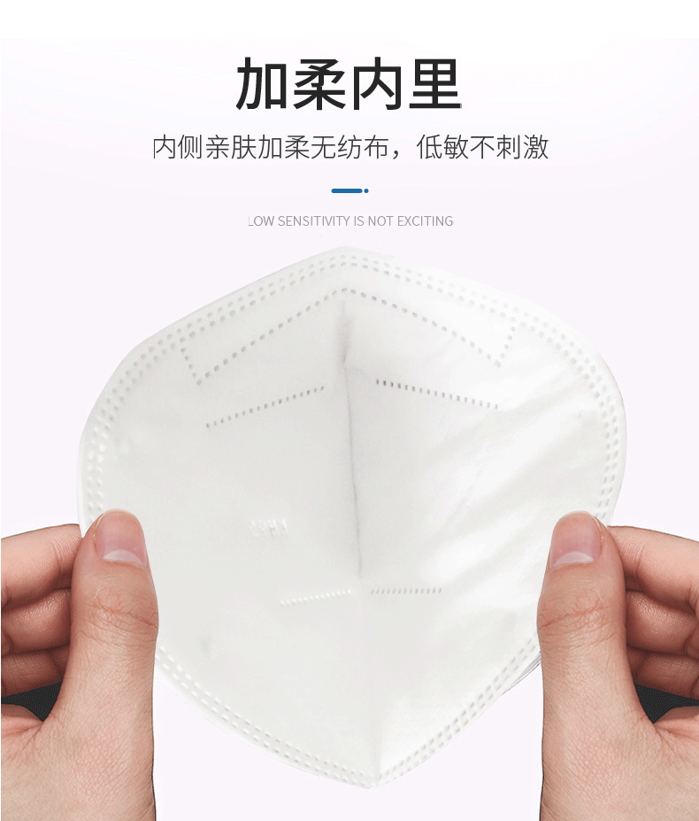 笑迎 KN95级防护口罩 5只 图2