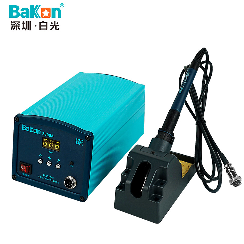 White light BK3300A eddy current heating lead-free soldering station high-power electric soldering iron welding station 150W