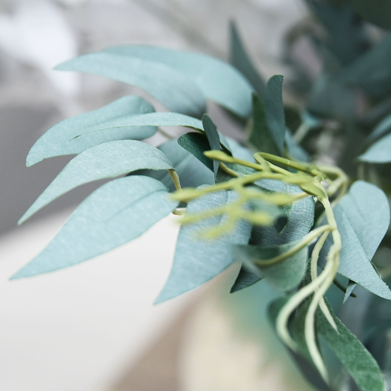 Beast mới mô phỏng cây xanh đặt lá liễu đạo cụ cắm hoa cưới với lá với cỏ trang trí cảnh cưới - Hoa nhân tạo / Cây / Trái cây
