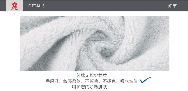Montagut Montagut Elegant Flower Facless Khăn Cotton Khăn mặt Màu tinh khiết Mềm mại - Khăn tắm / áo choàng tắm khăn lông cừu hàn quốc