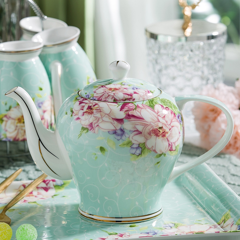 Ceramic teapot large household teapot large capacity filter flower pot teapot ipads China heat cold water