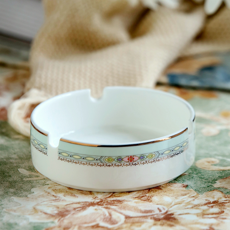 Sheng 's creative move trend ceramic ashtray ashtray sitting room office fashionable ashtray tableware