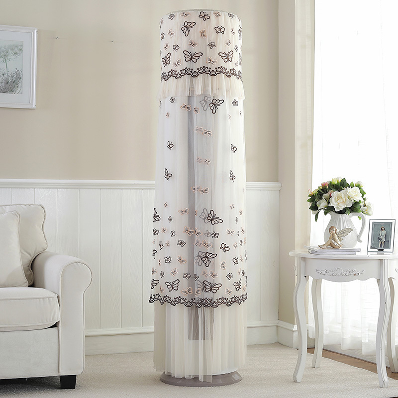Cylindrical air conditioning cover cabinet round dust cover Gree boot does not take vertical beauty cabinet lace I cool I platinum 3p