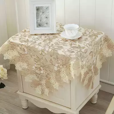 Bed head cabinet cover cloth European-style refrigerator air conditioning TV cover Pastoral fabric multi-purpose small tablecloth cover towel
