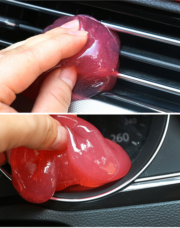 Làm sạch xe keo mềm Bụi làm sạch tóc keo Bàn phím clip góc làm sạch nguồn cung cấp Màu sắc ngẫu nhiên - Sản phẩm làm sạch xe dụng cụ vệ sinh nội thất ô tô