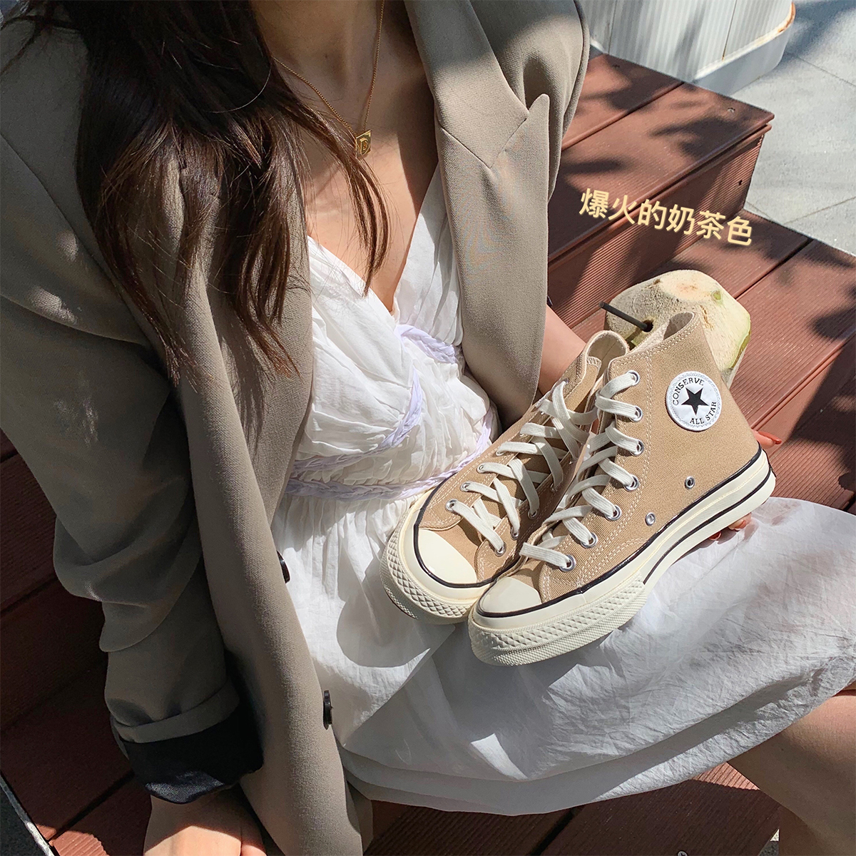 Grapes moms Studiolee spring new retro casual thick underfloor shoes Ins tide high cylinder sails shoes women