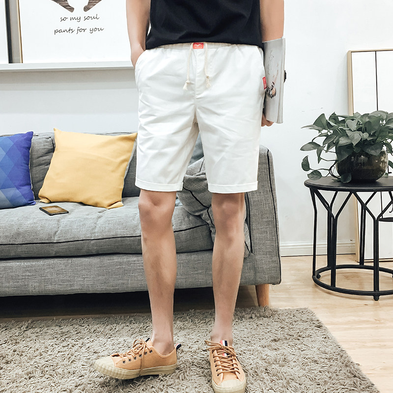 Summer new men's sports casual shorts men's thin 5 five-point pants quick-drying casual shorts beach breeches tide