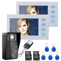 SYSD7 inch password ID swipe card access control Villa color video doorbell smart building intercom doorbell video