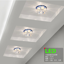 Modern and simple crystal corridor light Aisle light Home entrance light led downlight creative light luxury foyer light channel