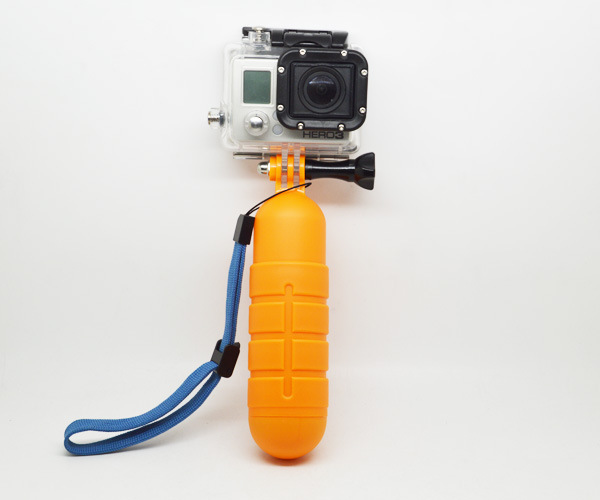 For Gopro buoyant hand rod with buoyant rod GoPro SJ accessories with striped anti-slip selfie rod