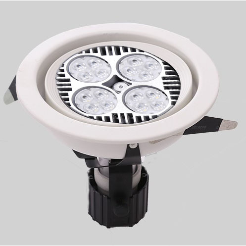 Embedded PAR30 jewelry spotlight 24W35W40W Showroom shop ceiling light Clothing store LED spotlight