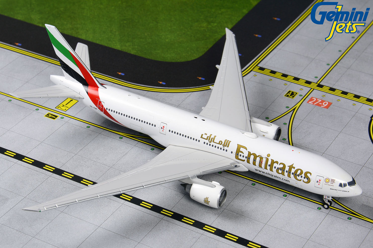 GeminiJets * GJUAE1907 Emirates B777-200LR A6-EWI 1:400