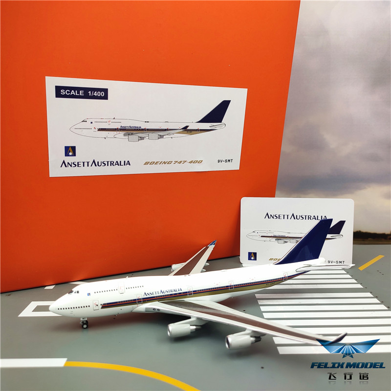 Second kill EW4744005 Australia Ansett Airlines B747-400 9V-SMT 1:400 to send bracket