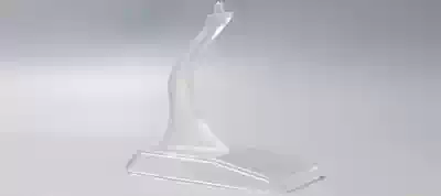 PH JC 1:400 aircraft model Universal Alloy plastic transparent display bracket base