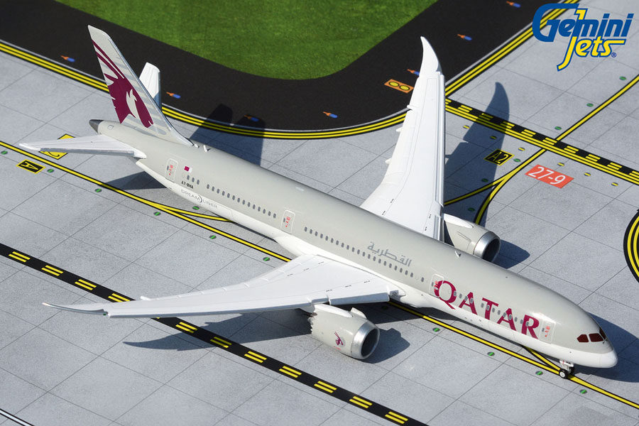 GeminiJets GJQTR1915F Qatar Airways B787-9 A7-BHA FD Version 1:400
