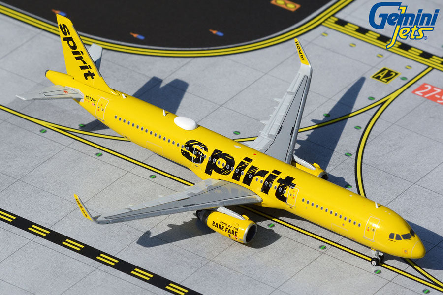 GeminiJets GJNKS1526 US Spirit Airlines A321 N672NK 1:400
