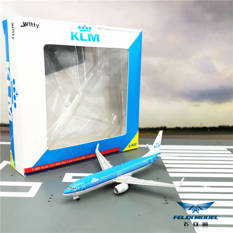 Out-of-print Witty 1:400 KLM KLM B737-800W PH-BXH