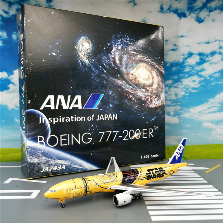 Contemporary Manufacture Toys Hobbies Phoenix All Nippon Airways Ana Star Wars C 3po 777 0er Ja743a 1 400