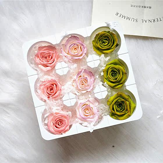 (03490-series) Yongsheng Flower Two-color Gradual Layer Rose Earth Farmyard 3-4cm
