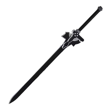 Sword Art Online Weapon PU Material Toy Sword Kirito Black Sword Interpreter COS Anime Swordsman Dark Chaser Weapon