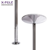 X-Pole Новая портативная домашняя хромированная фиксированная вращение один секундный переключатель стальной трубы Трубки Бесплатная доставка