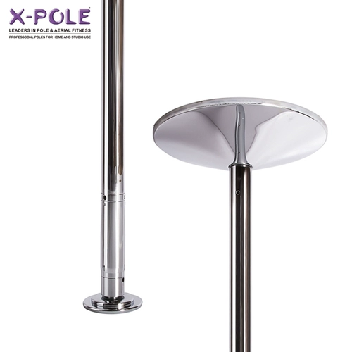 X-Pole Новая портативная домашняя хромированная фиксированная вращение один секундный переключатель стальной трубы Трубки Бесплатная доставка