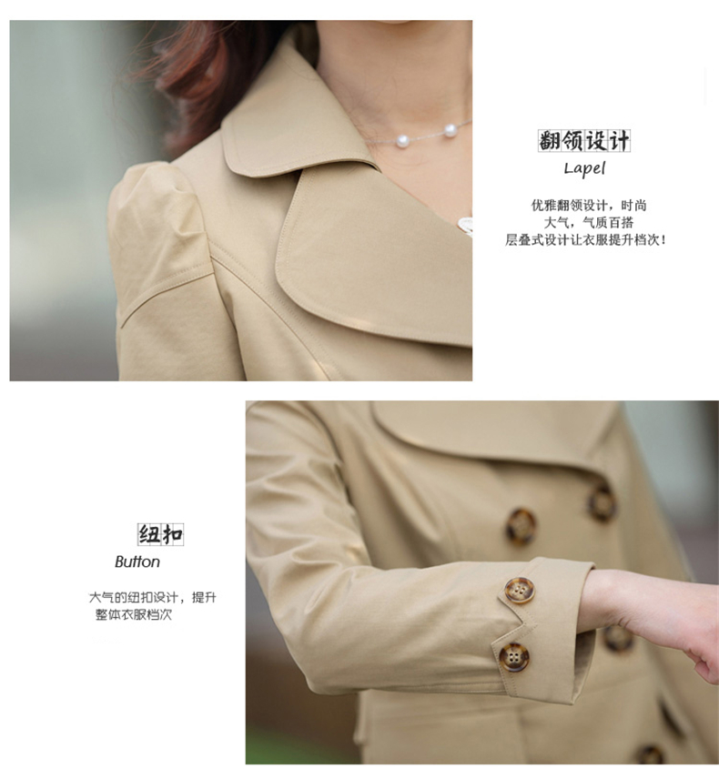 Trench pour femme      en Coton en Coton - Ref 3225715 Image 36