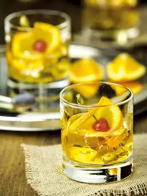 Italy imported RCR tocay series light glass thick juice cup transparent carved glass whiskey Cup