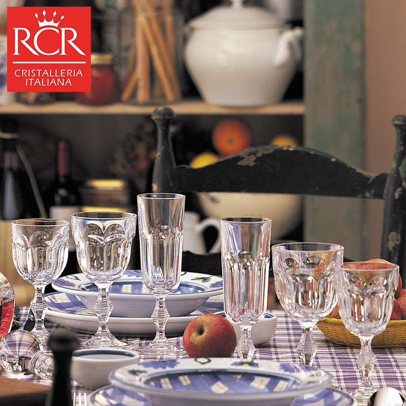 RCR Vintage Wine Glasses Home Upmarket Crystal Glass Cups Foreign Wine Mug Juice Cups Champagne Cups Large