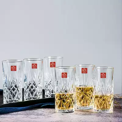 Italy imported RCR engraved glass cold water bottle glass jug large cold water water set