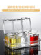 European seasoning jar seasoning jar set kitchen seasoning box salt shaker acrylic seasoning jar seasoning box set