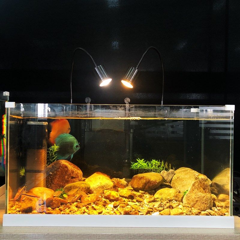 Sensen fish tank light LED light Waterproof water plant light Lighting lamp Grass tank light Turtle light Energy-saving small spot light