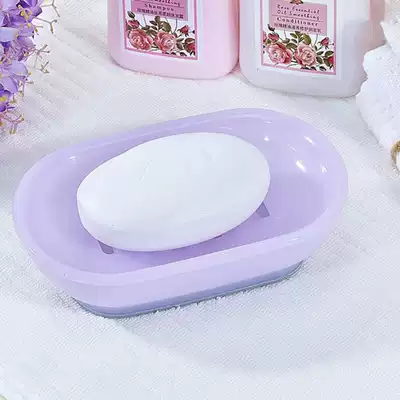 Camellia fat soap box Drain creative travel perfume box Bathroom powder room perfume box double plastic perfume box