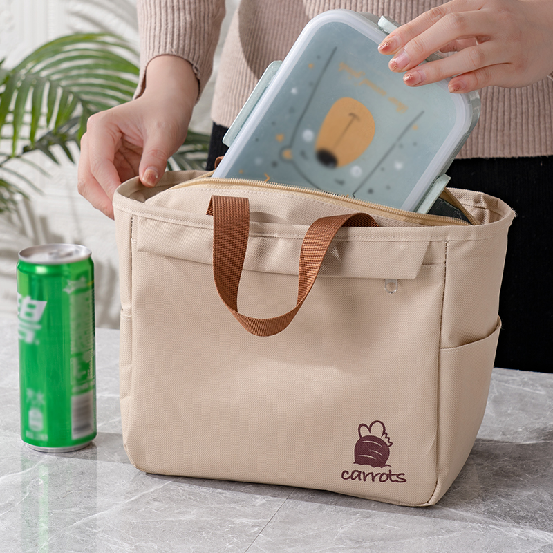 Insulated Lunch Box Bagged Lunch Meal Bag Dinner Bag Office High Face Value With Rice Hand Thickened Bag Lunch Bag-Taobao