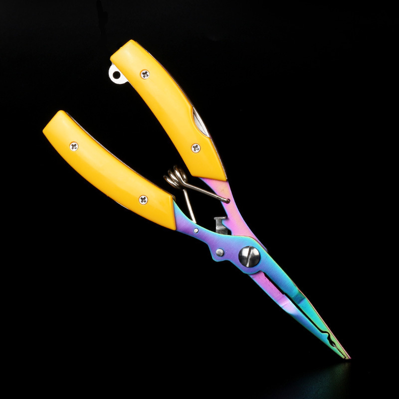 Bend Mouth Multifunction Road Subpliers Phishing Pliers Stainless Steel Fetch Crochet Pliers Cut Wire Off Hook Lujah Tool With Pincers Sleeve