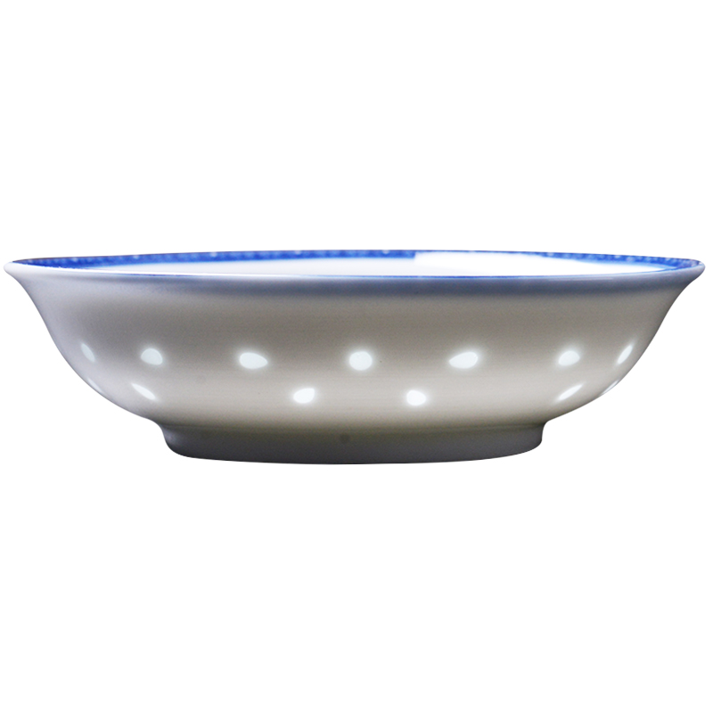 Ancient ceramic tableware Chinese flavour dish bulk, exquisite gifts of jingdezhen individual household snack dish porcelain