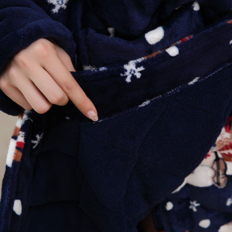 Peignoir jeunesse Quilted robe houmous - Ref 595227 Image 35