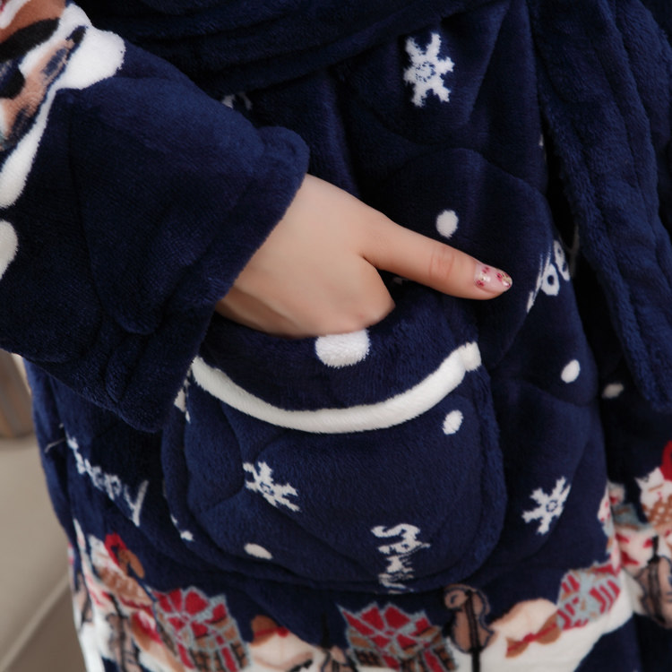 Peignoir jeunesse Quilted robe houmous - Ref 595227 Image 34