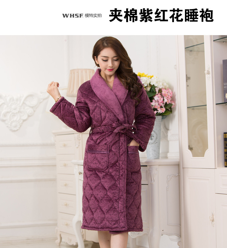 Peignoir jeunesse Quilted robe houmous - Ref 595227 Image 26