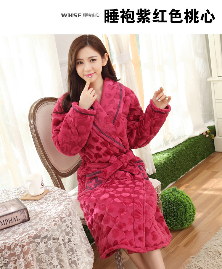 Peignoir jeunesse Quilted robe houmous - Ref 595227 Image 17