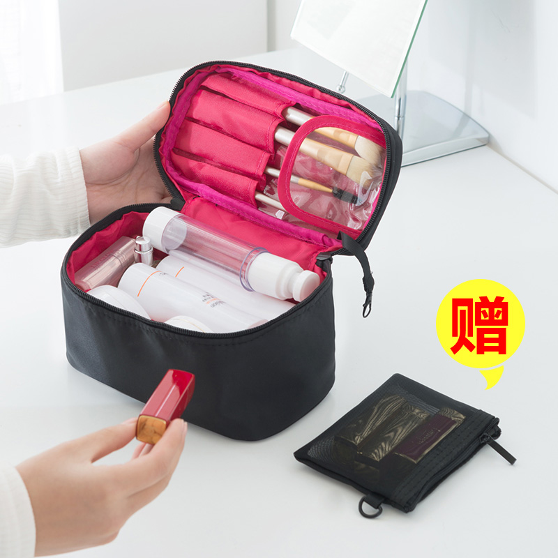 Cosmetic bag storage bag large-capacity waterproof travel multi-functional three-dimensional portable inner bag washing bag simple and portable