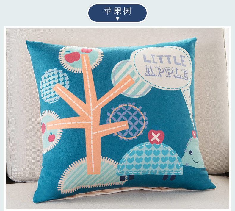 Sofa gối hoạt hình dễ thương, đệm động vật dễ thương, gối văn phòng, lưng giường, đệm eo xe Hàn Quốc - Trở lại đệm / Bolsters gối chăn 2 in 1 cho xe hơi