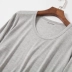 Modal nam đồ ngủ hàng đầu áo thun dài tay cotton mỏng nhà đơn mảnh nhà thêm mã lớn cộng với phân bón mùa thu và mùa đông pijama nam Nam giới
