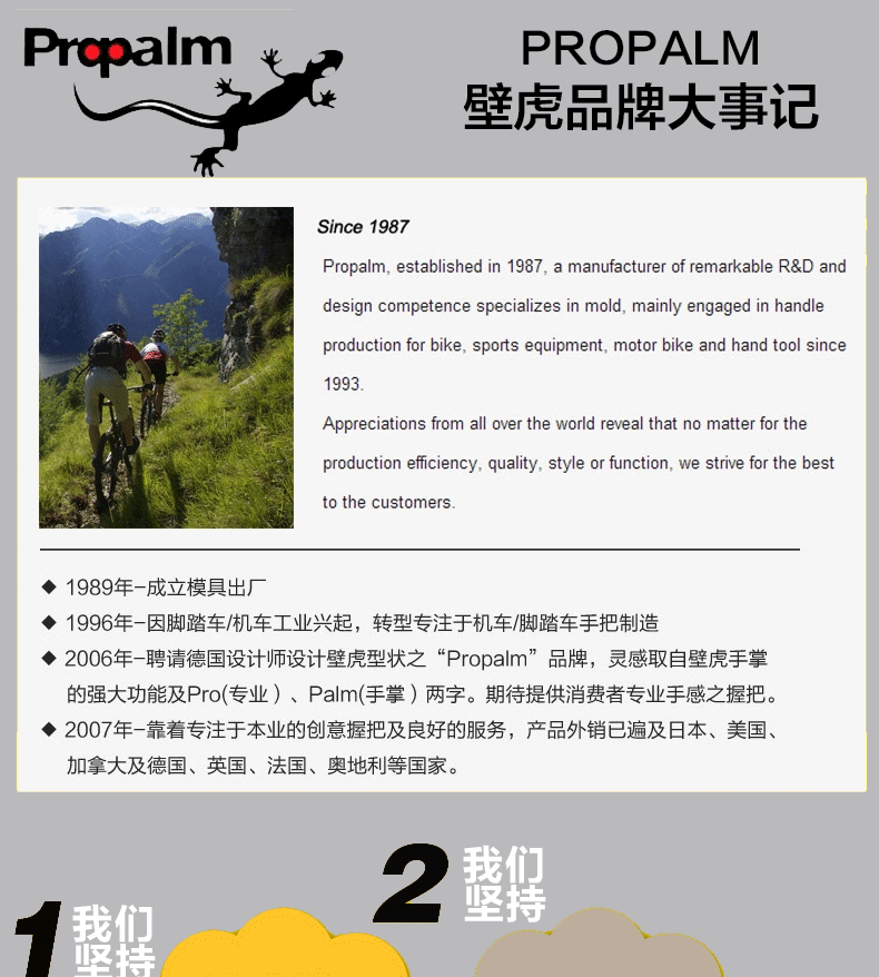 Poignées de vélo PROPALM - Ref 2341670 Image 8