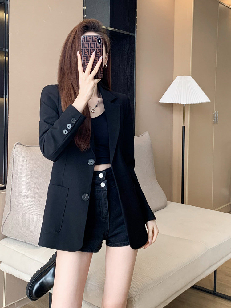 High-quality fried street suit jacket women's 2022 new autumn clothes Korean version casual temperament self-cultivation small suit
