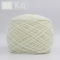 01 Молочный белый шарф инструмент+кожа