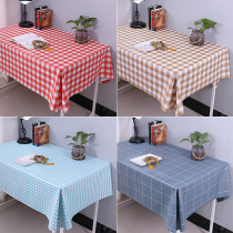 Tablecloth pvc waterproof and oil-proof tablecloth disposable tablecloth Net red coffee table Nordic student table mat tablecloth desk ins
